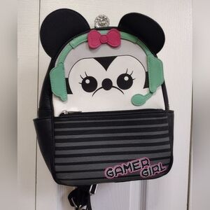 Loungefly Disney Gamer Girl Minnie Mouse Backpack